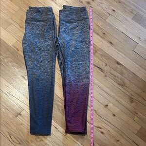Gaiam Stylish Gray and Purple woman’s Leggings